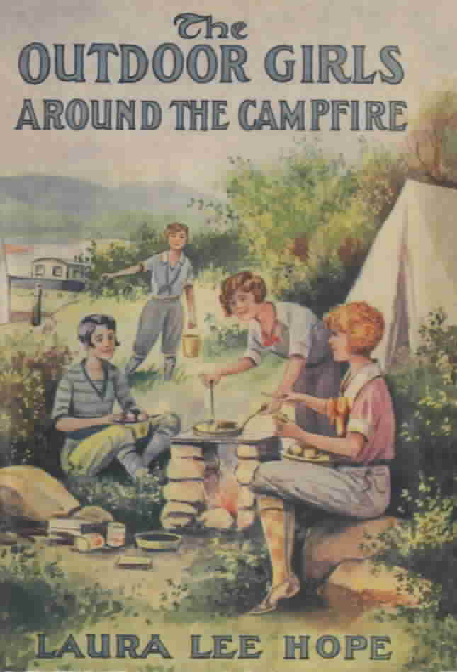 13. The Outdoor Girls Around the Campfire